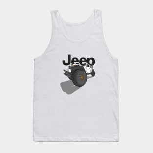 Jeep Design - White Tank Top